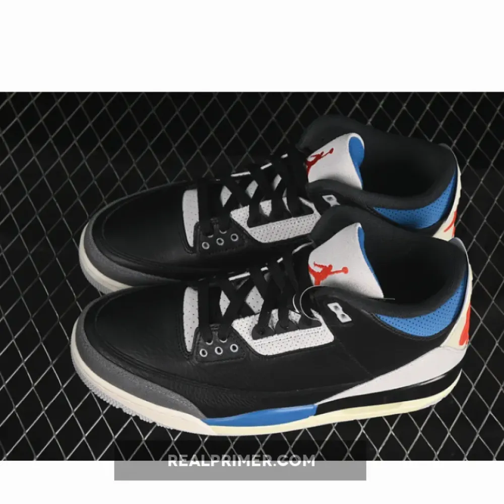 AIR JORDAN 3 OG RARE AIR BLACK/GREY/BLUE IB8967-004