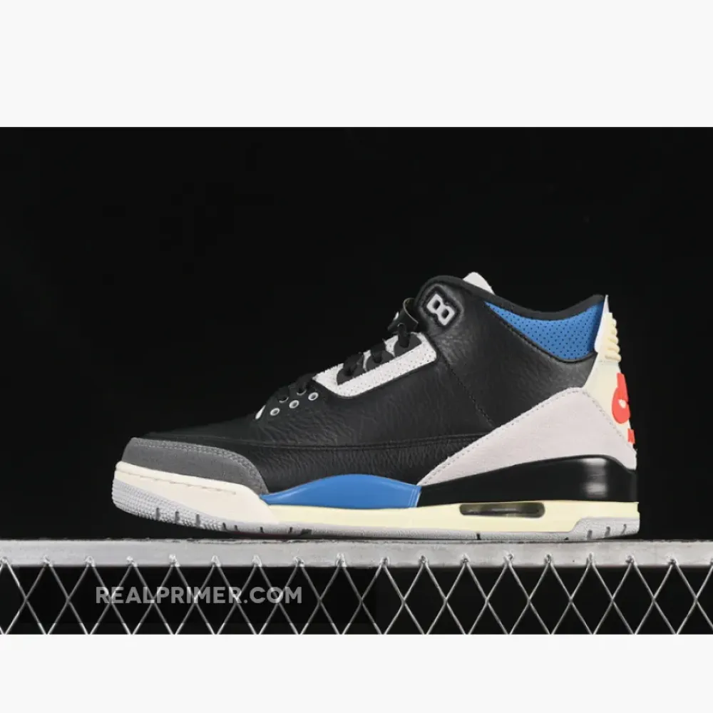 AIR JORDAN 3 OG RARE AIR BLACK/GREY/BLUE IB8967-004