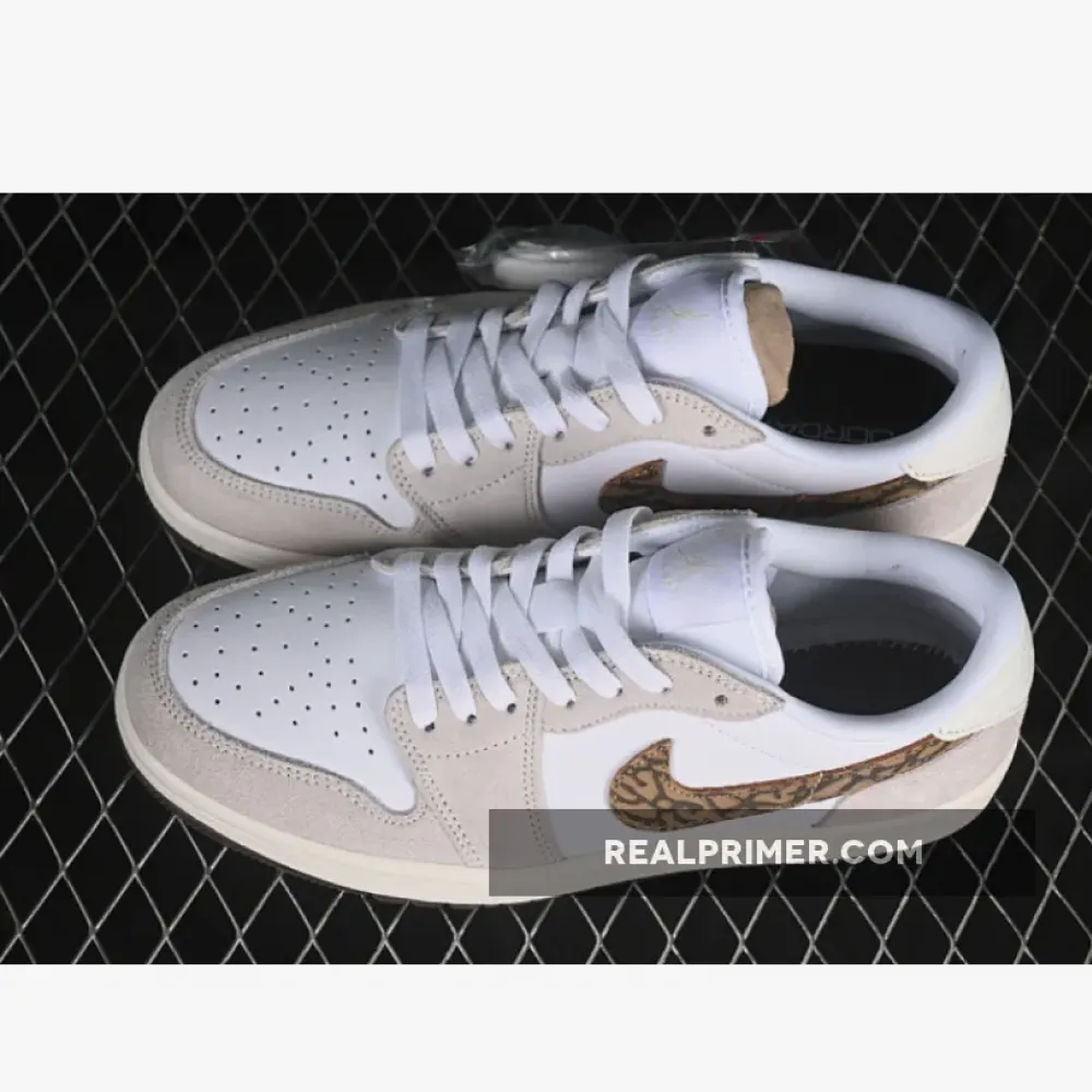 AIR JORDAN 1 LOW GOLF WHITE/GREY/GOLD DD9315-116