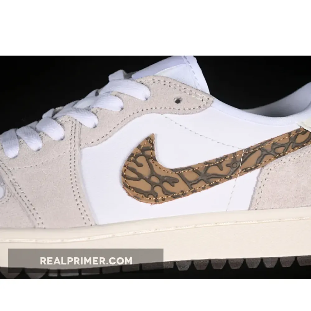 AIR JORDAN 1 LOW GOLF WHITE/GREY/GOLD DD9315-116