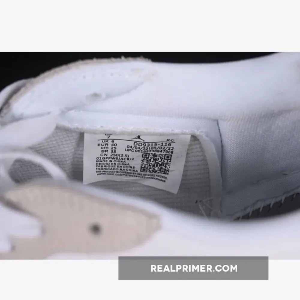 AIR JORDAN 1 LOW GOLF WHITE/GREY/GOLD DD9315-116