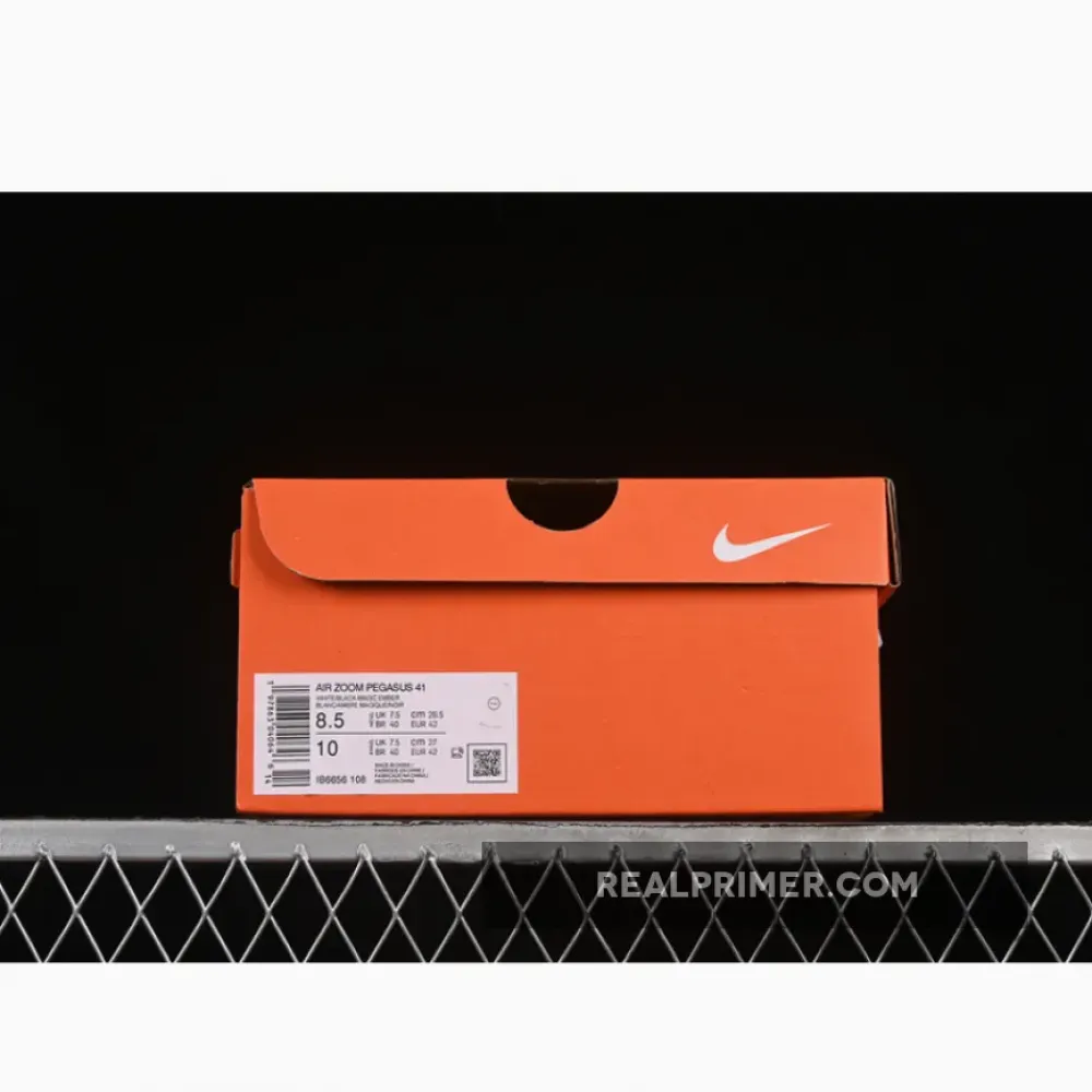 AIR ZOOM PEGASUS 41 WHITE/BLACK/ORANGE IB6656-108