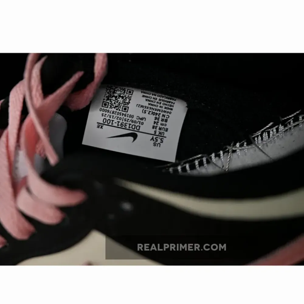 SB DUNK LOW WHITE/PINK/BLACK DD1391-100