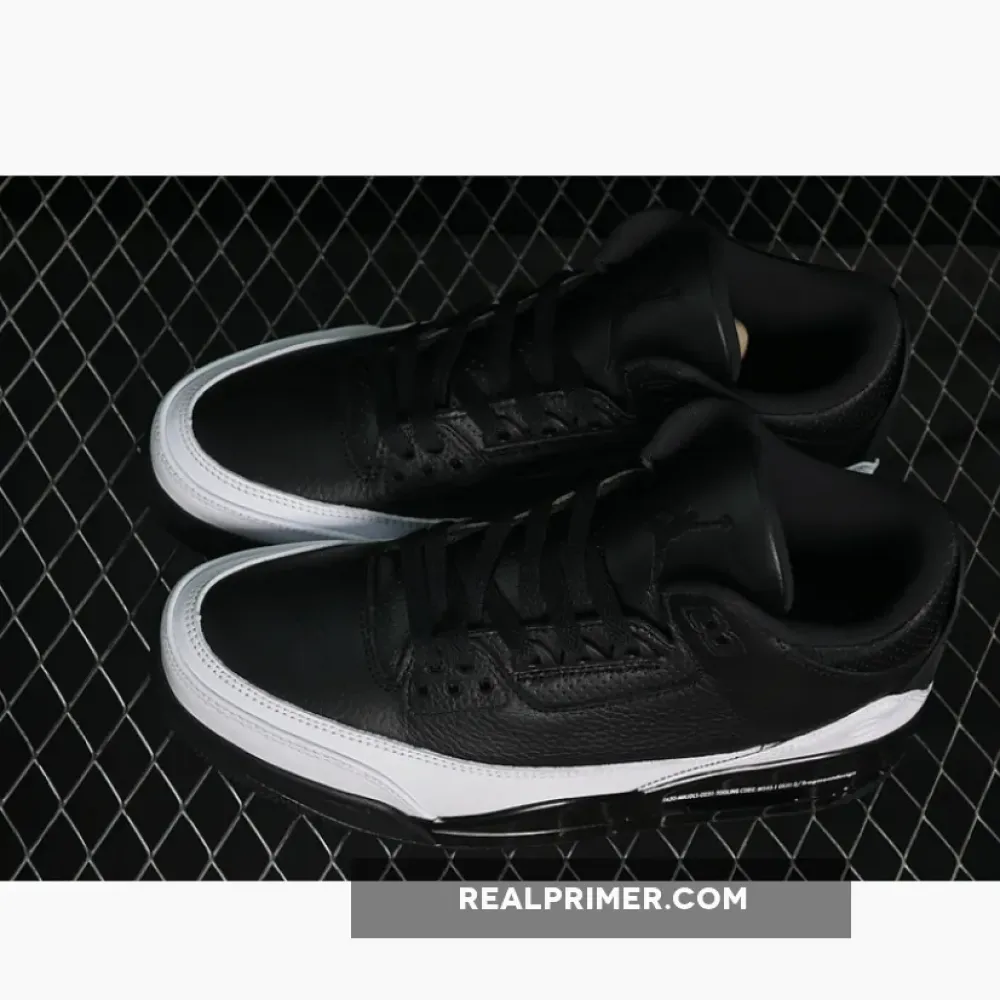 FRAGMENT DESIGN X AIR JORDAN 3 BLACK/WHITE DA3595-001