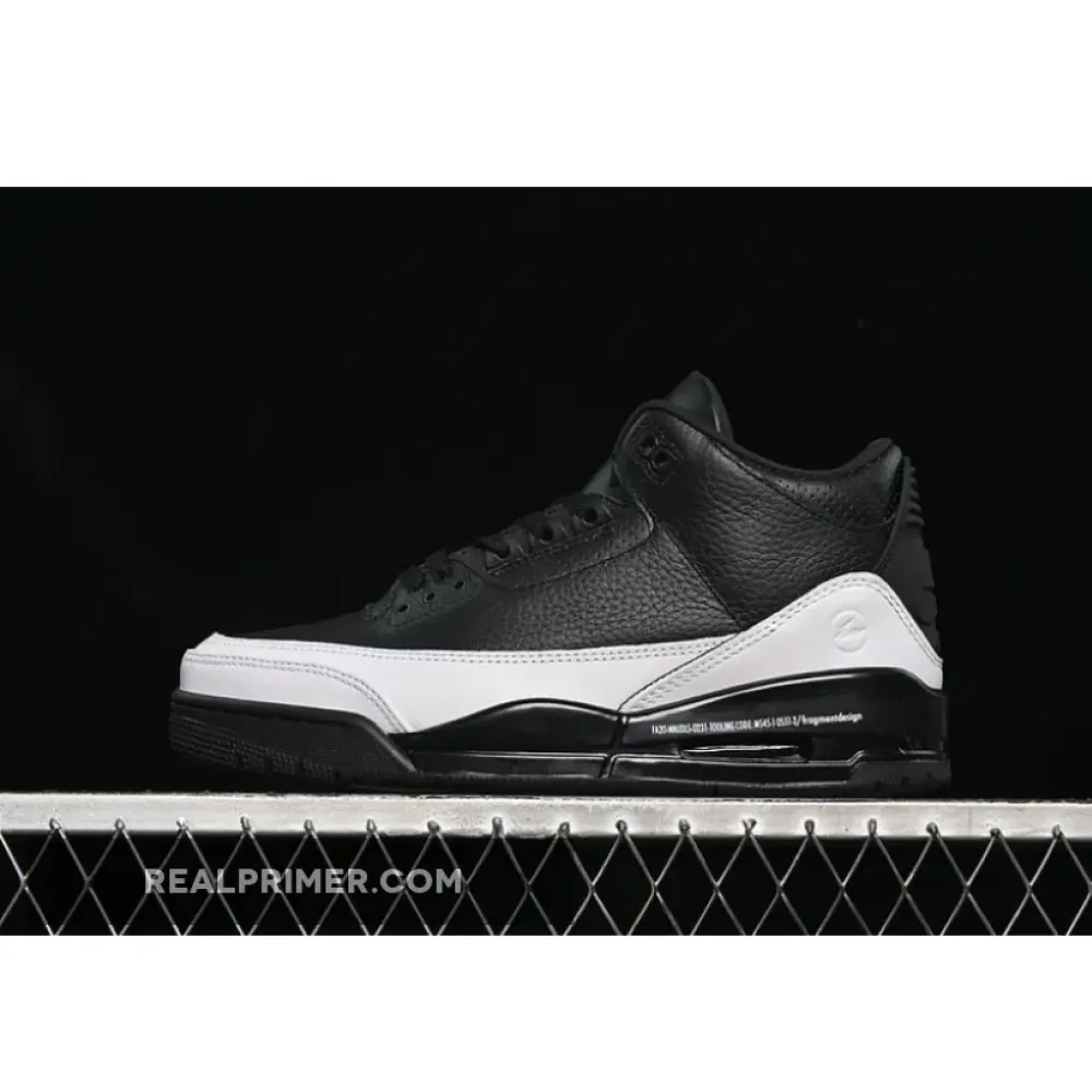 FRAGMENT DESIGN X AIR JORDAN 3 BLACK/WHITE DA3595-001
