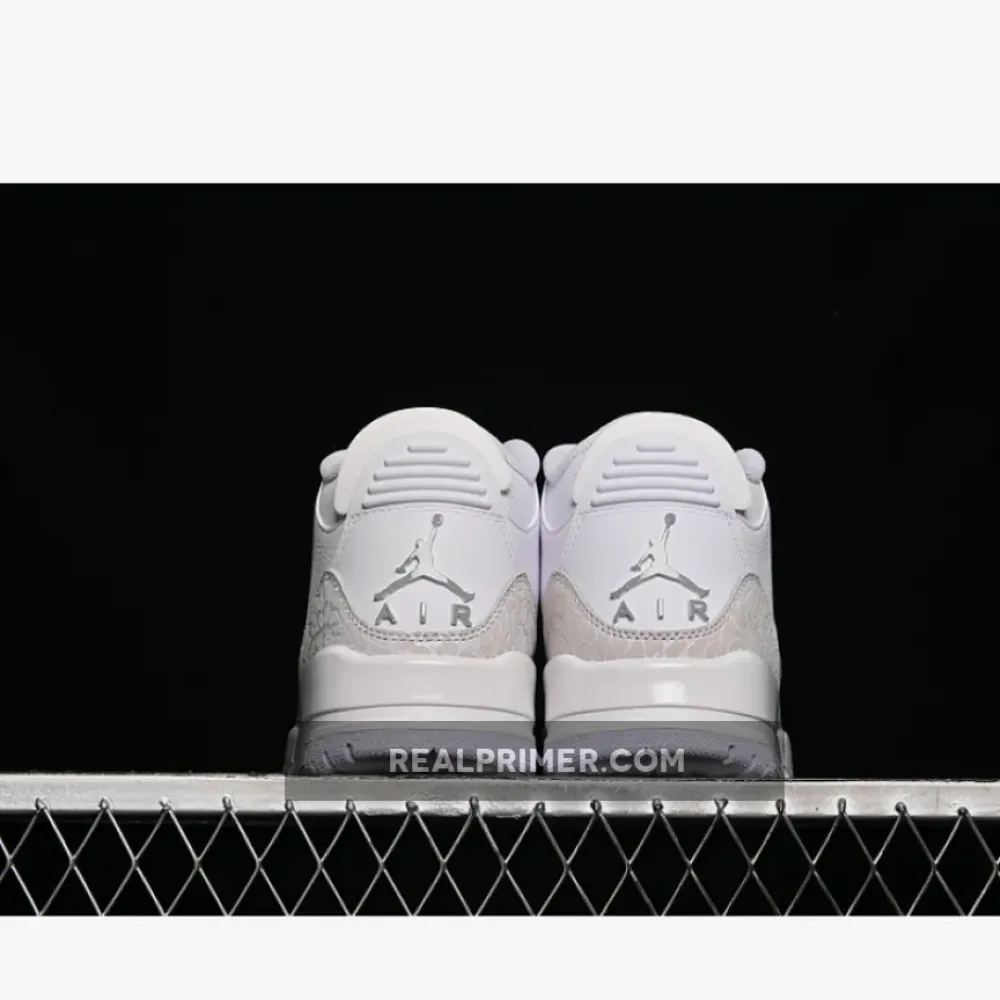 AIR JORDAN 3 RETRO PURE MONEY WHITE/GREY CT8532-111