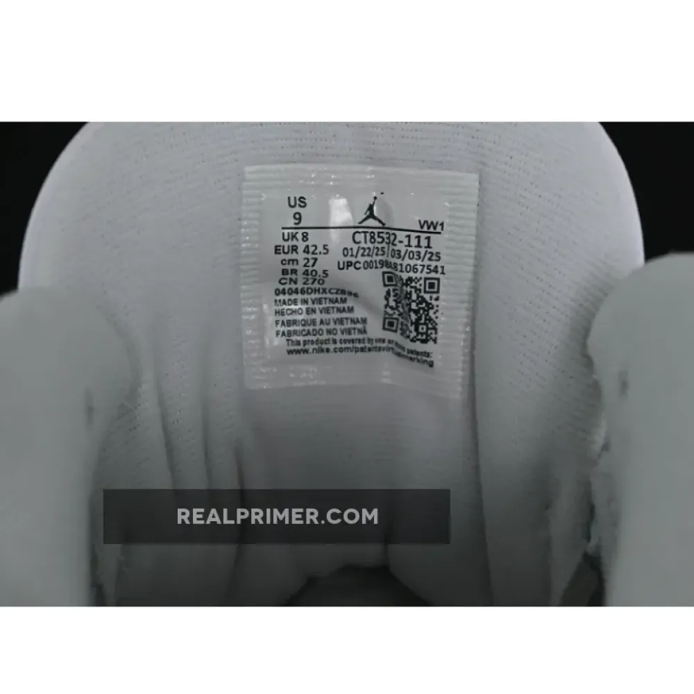 AIR JORDAN 3 RETRO PURE MONEY WHITE/GREY CT8532-111