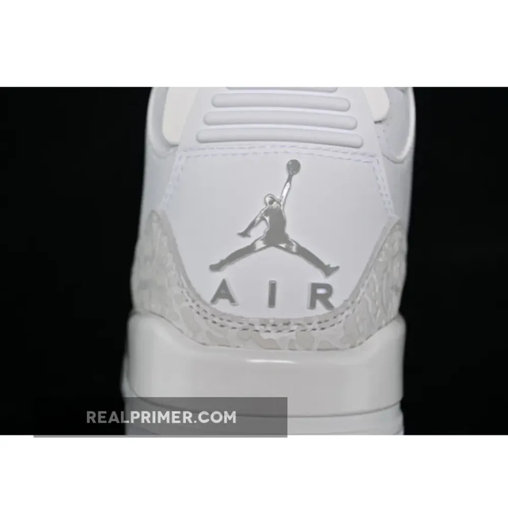AIR JORDAN 3 RETRO PURE MONEY WHITE/GREY CT8532-111