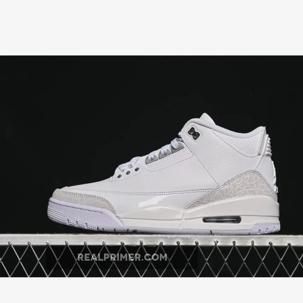 AIR JORDAN 3 RETRO PURE MONEY WHITE/GREY CT8532-111