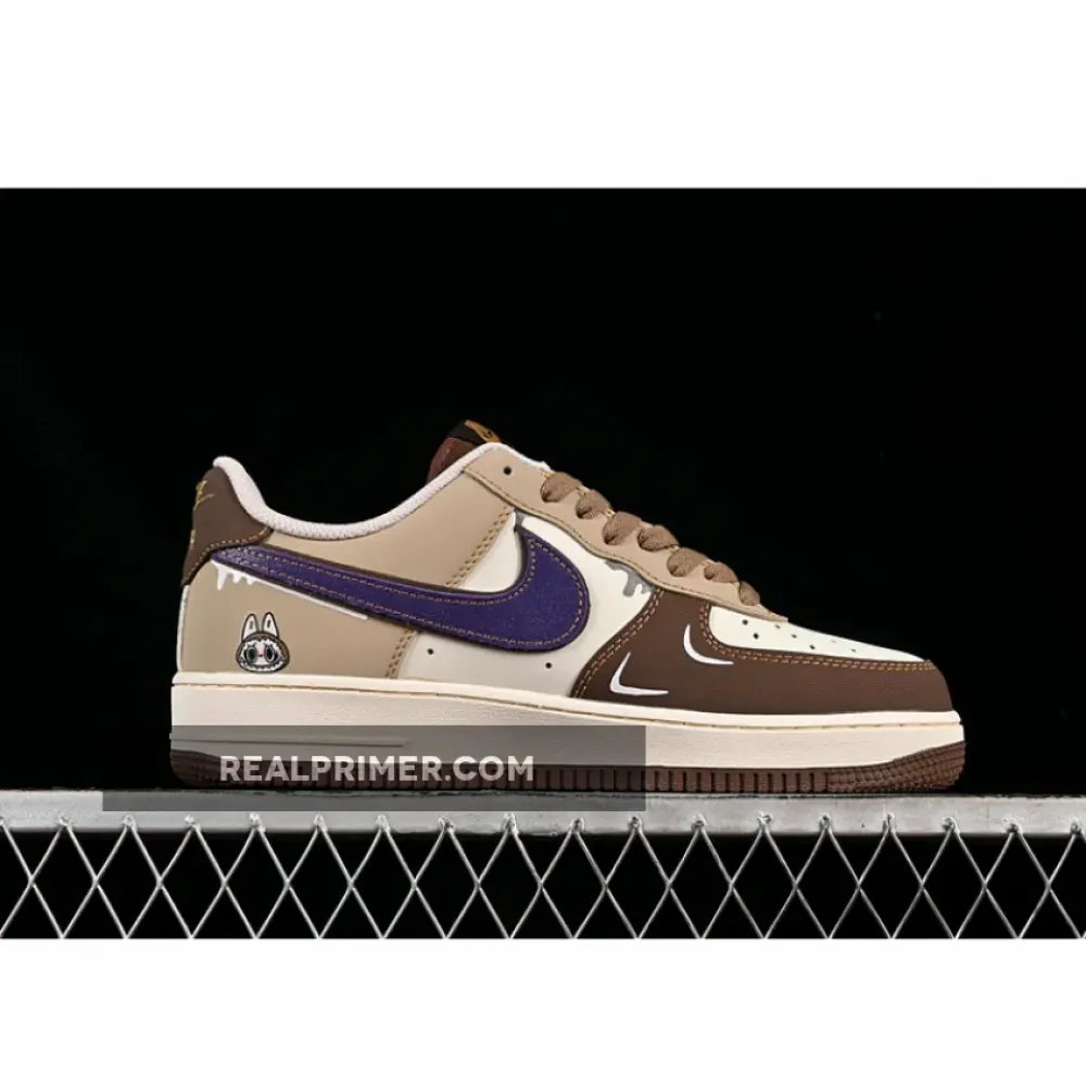 AIR FORCE 1 07 LOW WHITE/BROWN/PURPLE LJ8822-101