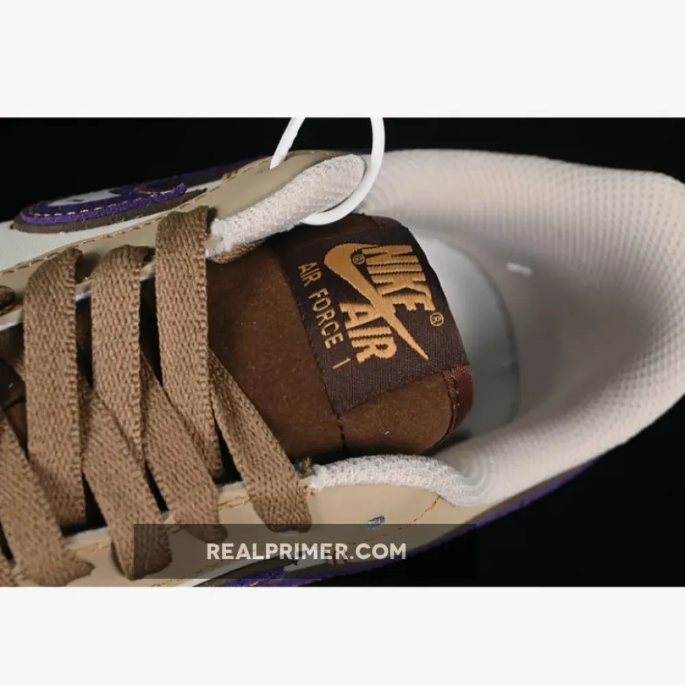 AIR FORCE 1 07 LOW WHITE/BROWN/PURPLE LJ8822-101