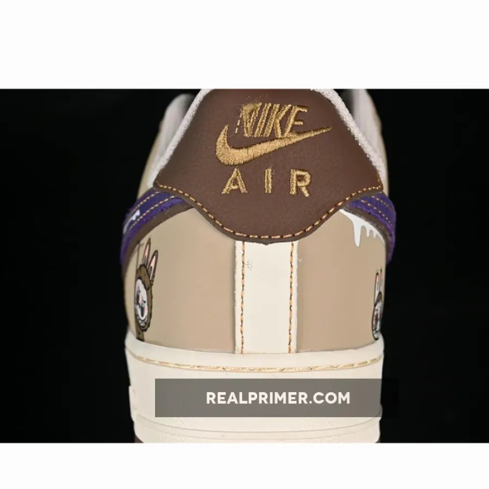 AIR FORCE 1 07 LOW WHITE/BROWN/PURPLE LJ8822-101