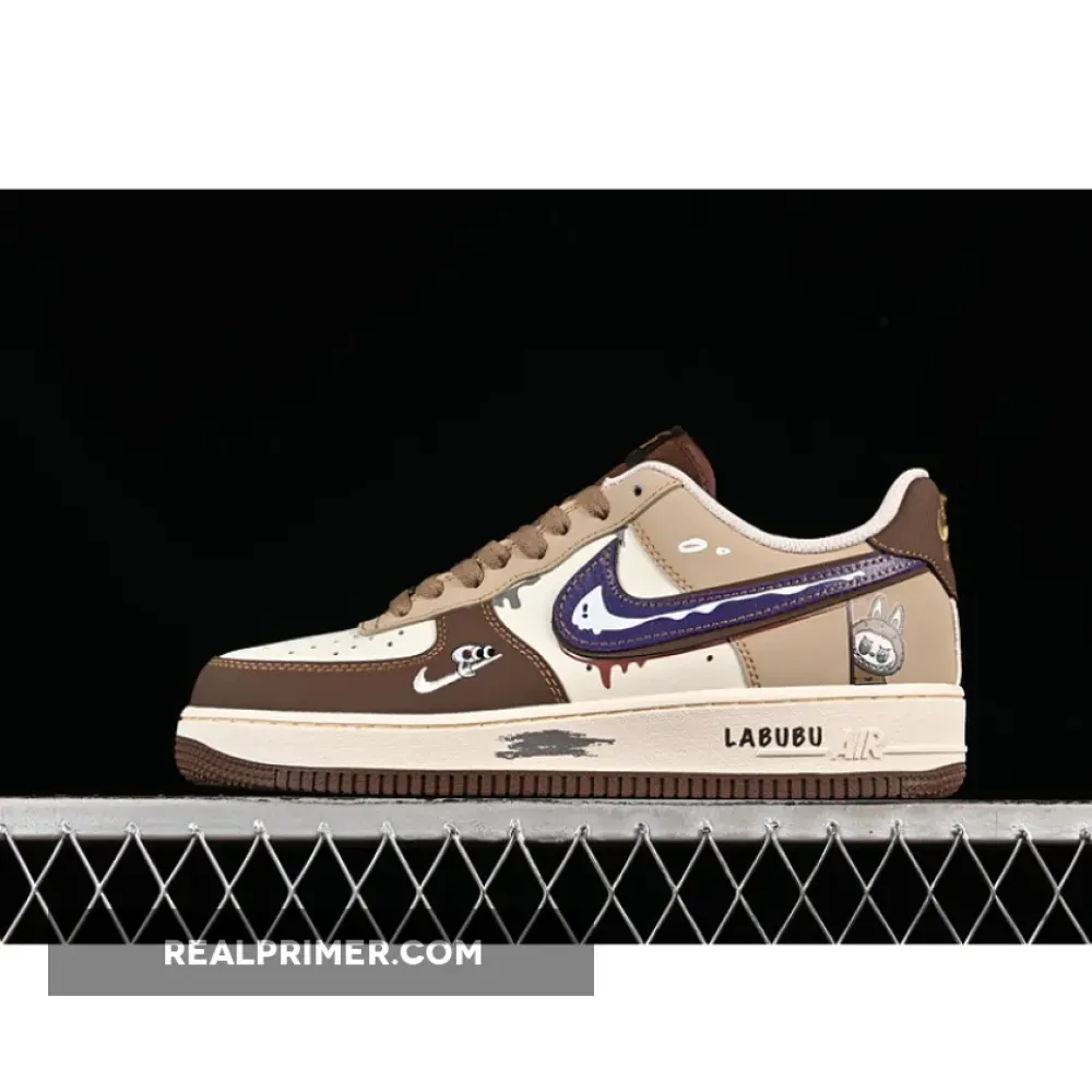 AIR FORCE 1 07 LOW WHITE/BROWN/PURPLE LJ8822-101