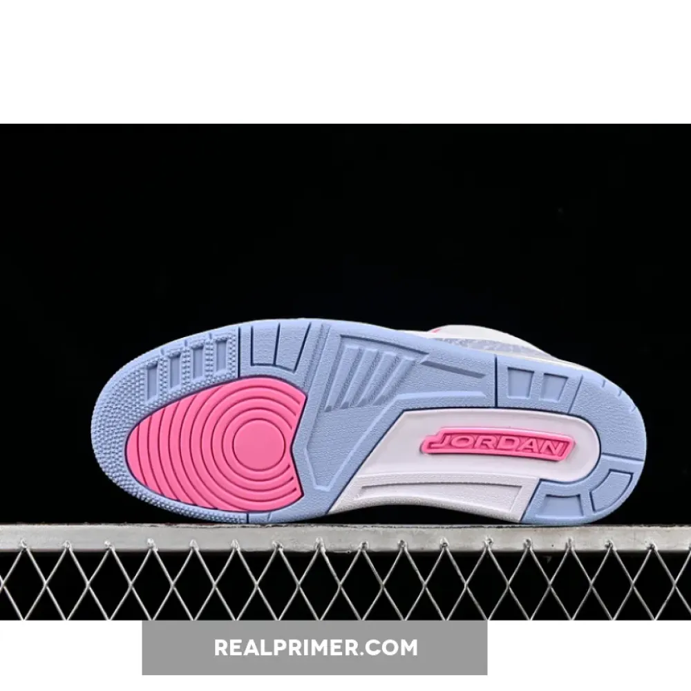 AIR JORDAN 3 COBALT BLISS WHITE/BLUE/PINK HQ0784-101