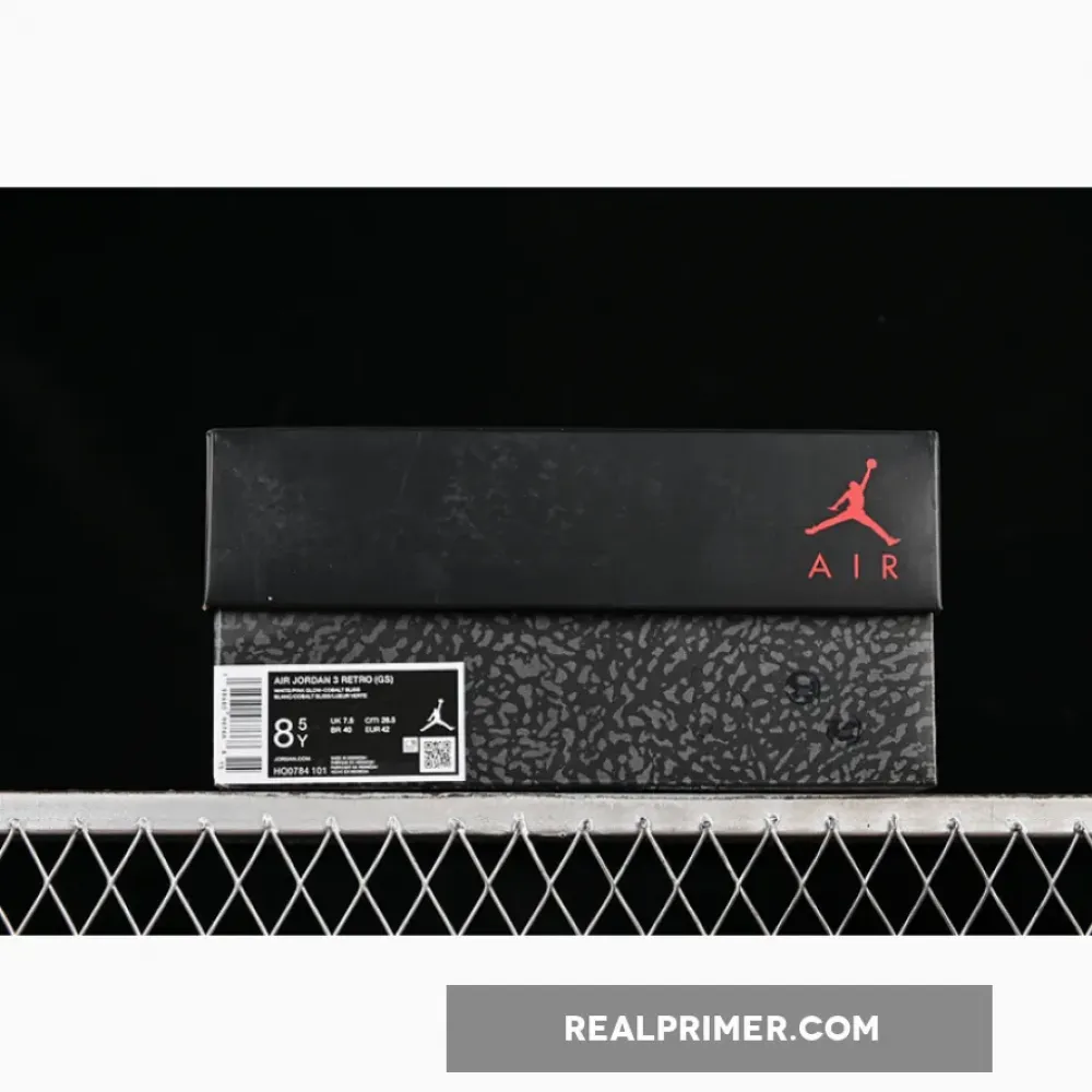 AIR JORDAN 3 COBALT BLISS WHITE/BLUE/PINK HQ0784-101