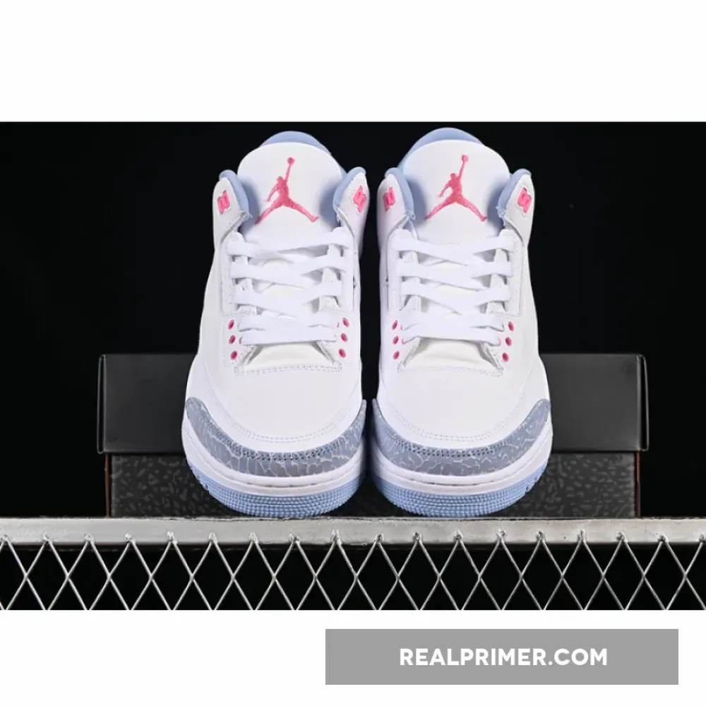 AIR JORDAN 3 COBALT BLISS WHITE/BLUE/PINK HQ0784-101