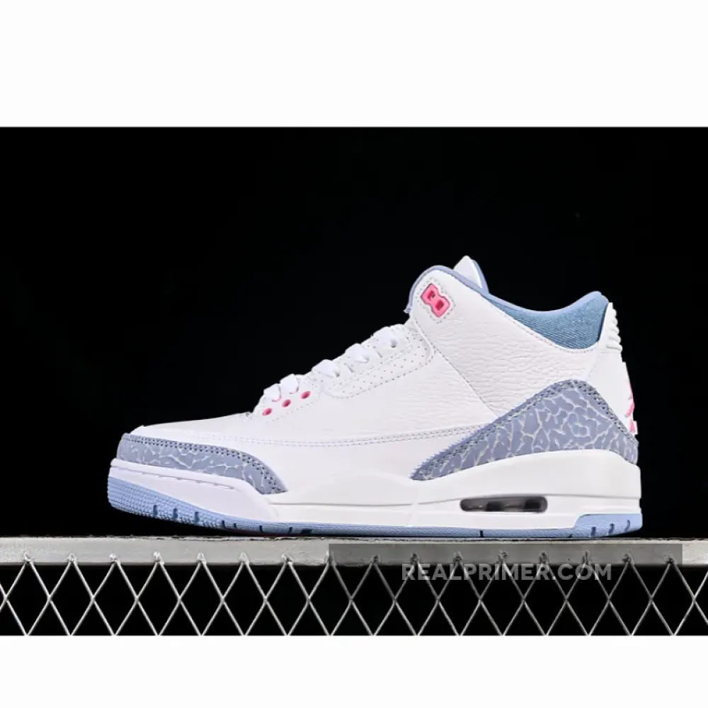 AIR JORDAN 3 COBALT BLISS WHITE/BLUE/PINK HQ0784-101