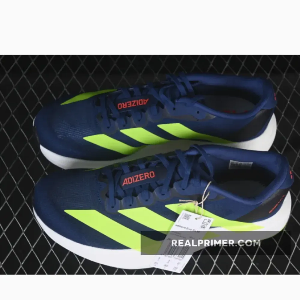 ADIZERO EVO SL WHITE/BLUE/GREEN JR3415