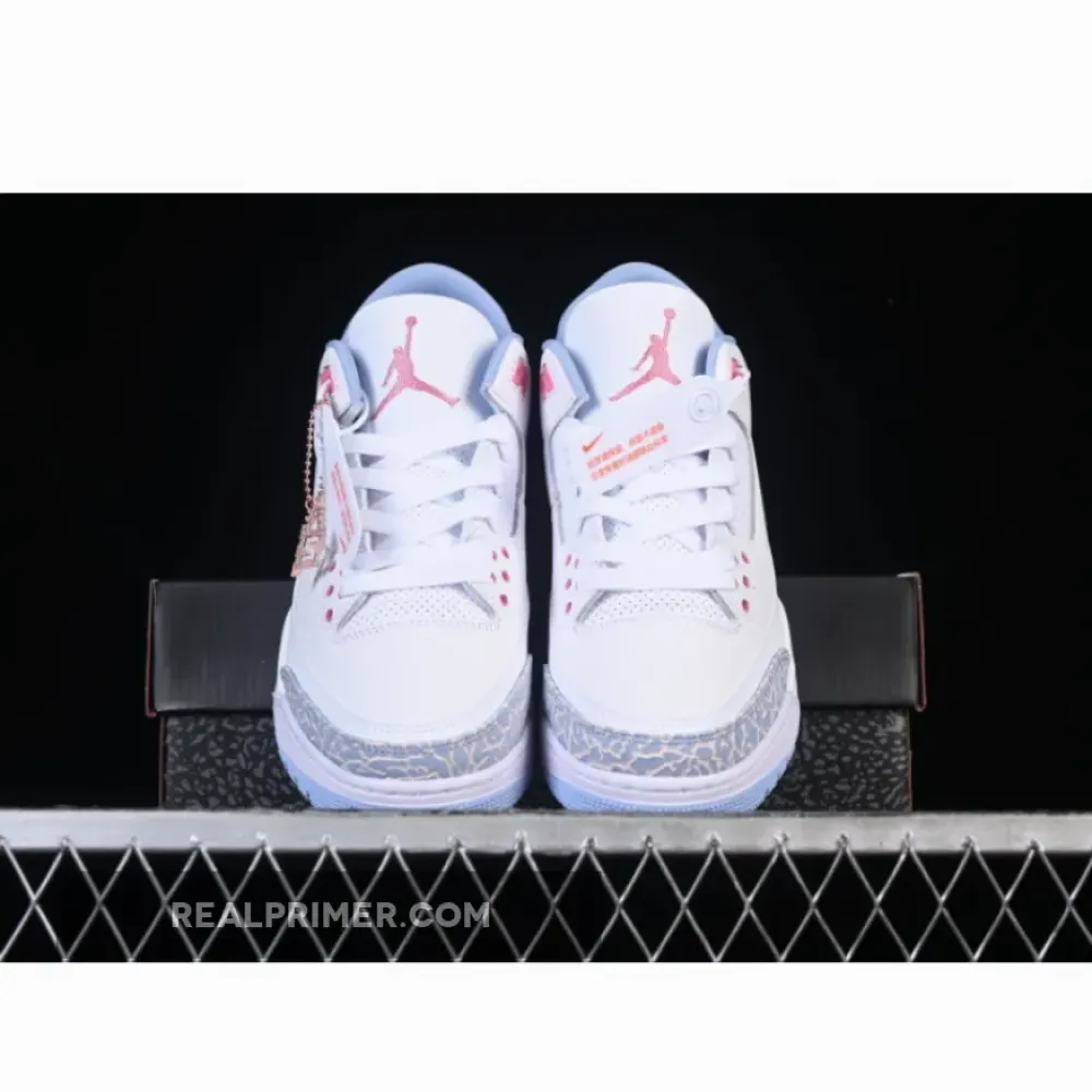 AIR JORDAN 3 COBALT BLISS WHITE/BLUE/RED HQ0784-101