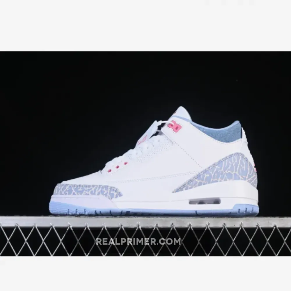AIR JORDAN 3 COBALT BLISS WHITE/BLUE/RED HQ0784-101
