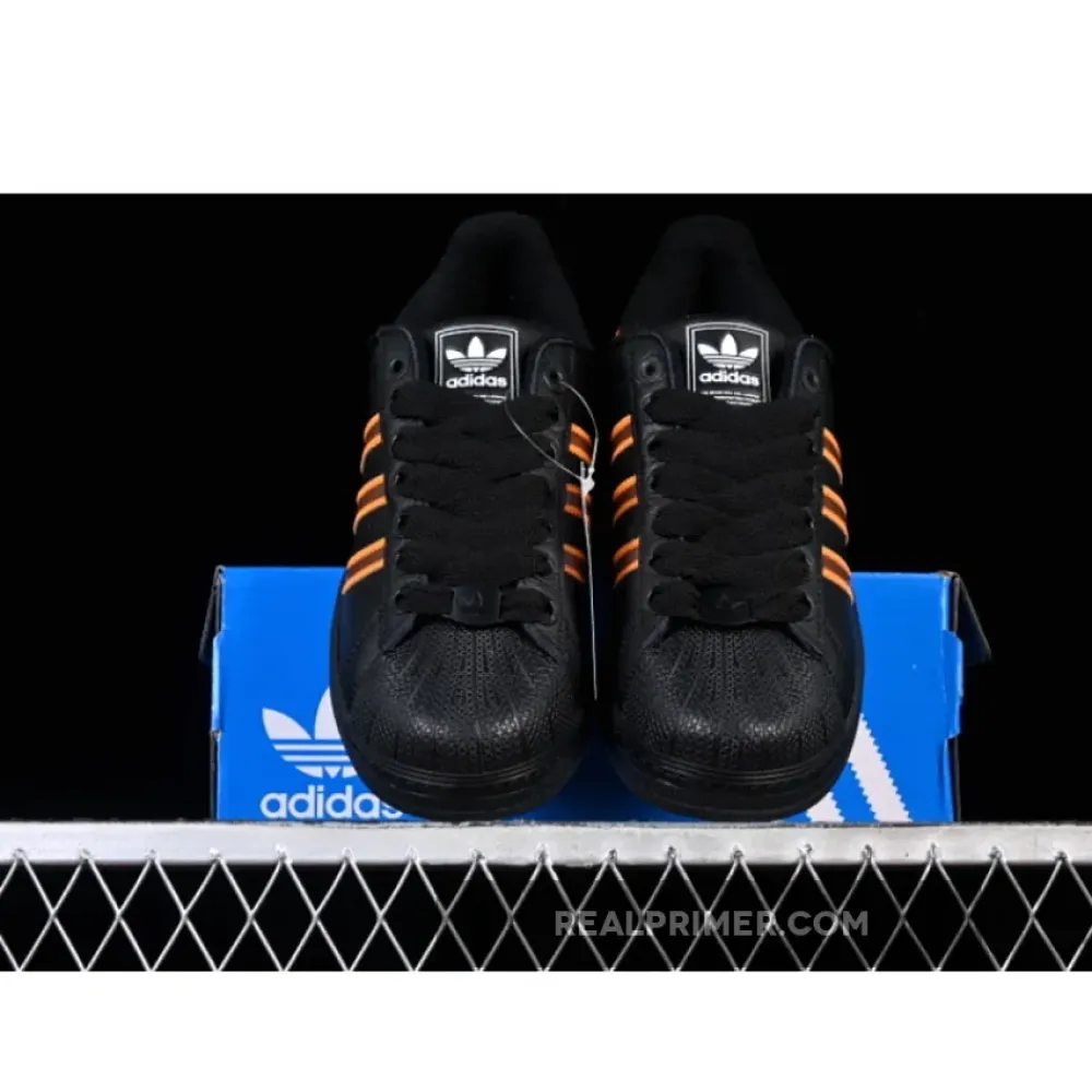 SUPERSTAR II BLACK/ORANGE JQ6469