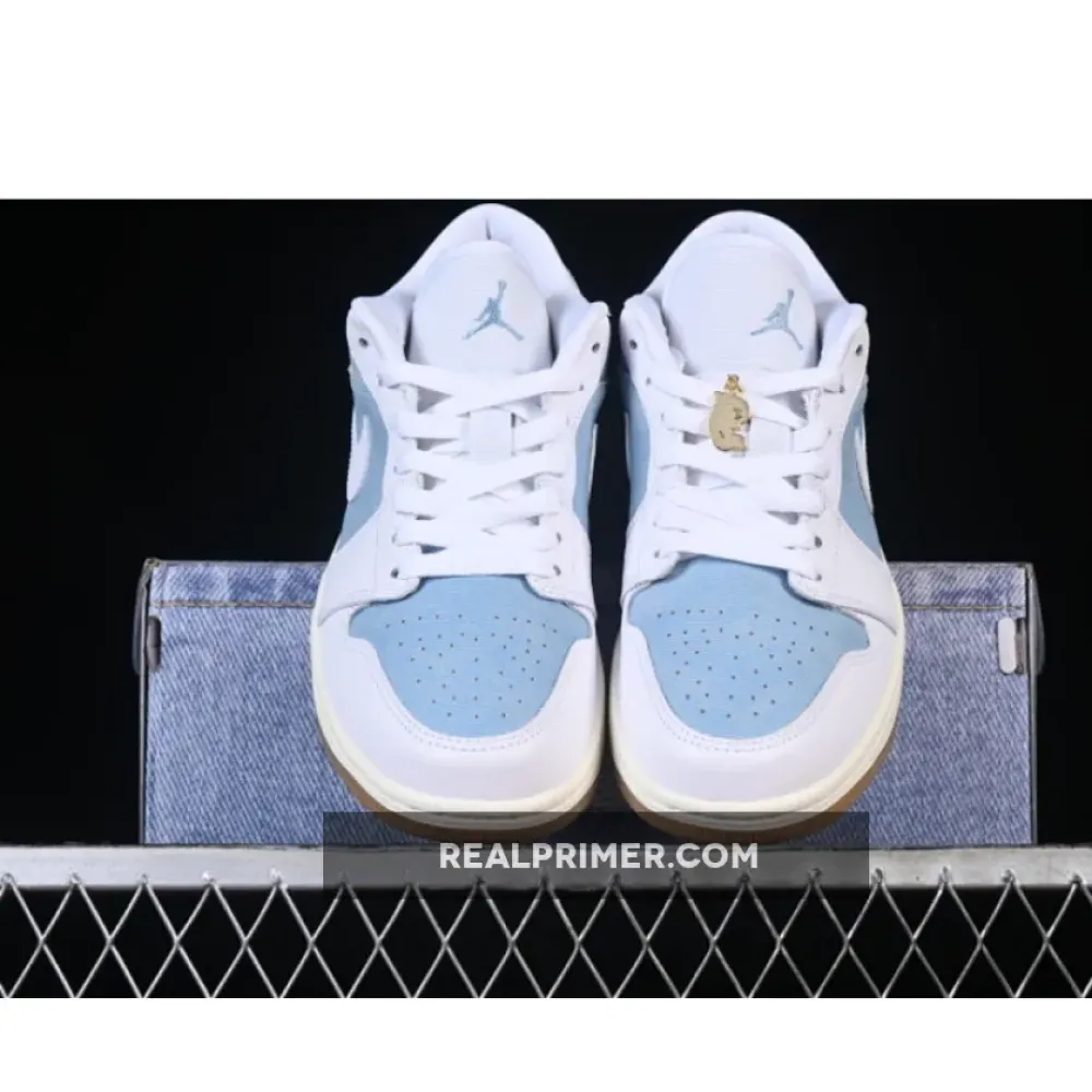 AIR JORDAN 1 LOW DENIM WORN BLUE WHITE/BLUE HQ2004-400