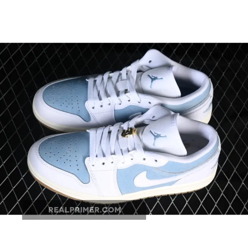 AIR JORDAN 1 LOW DENIM WORN BLUE WHITE/BLUE HQ2004-400