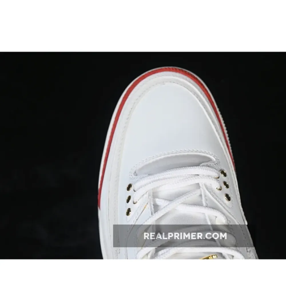 JORDAN 3 RETRO SUMMIT WHITE/METALLIC GOLD/PINE GREEN/DRAGON RED IO1752-100