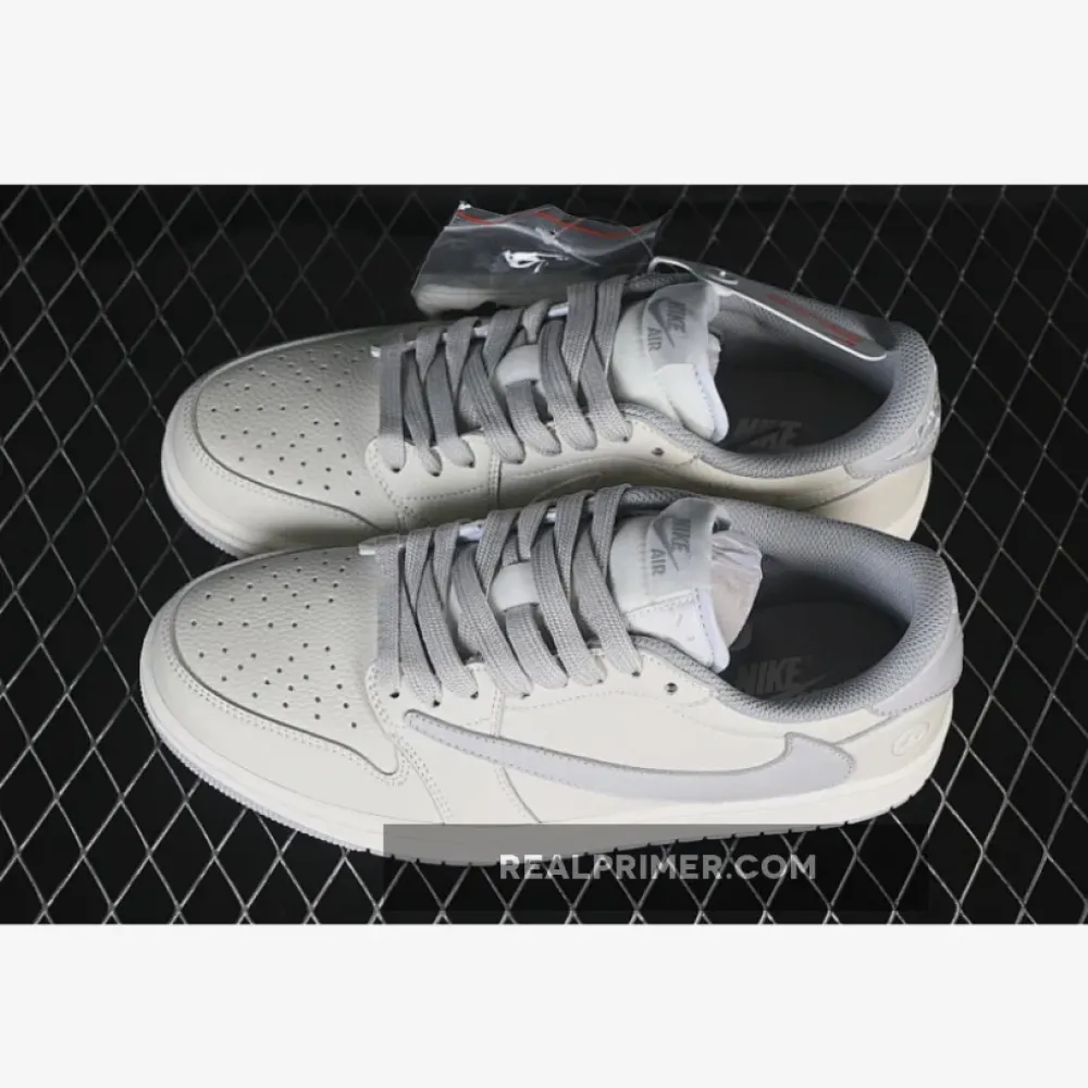 FRAGMENT DESIGN AIR JORDAN 1 LOW OG WHITE/GREY LK1099-062