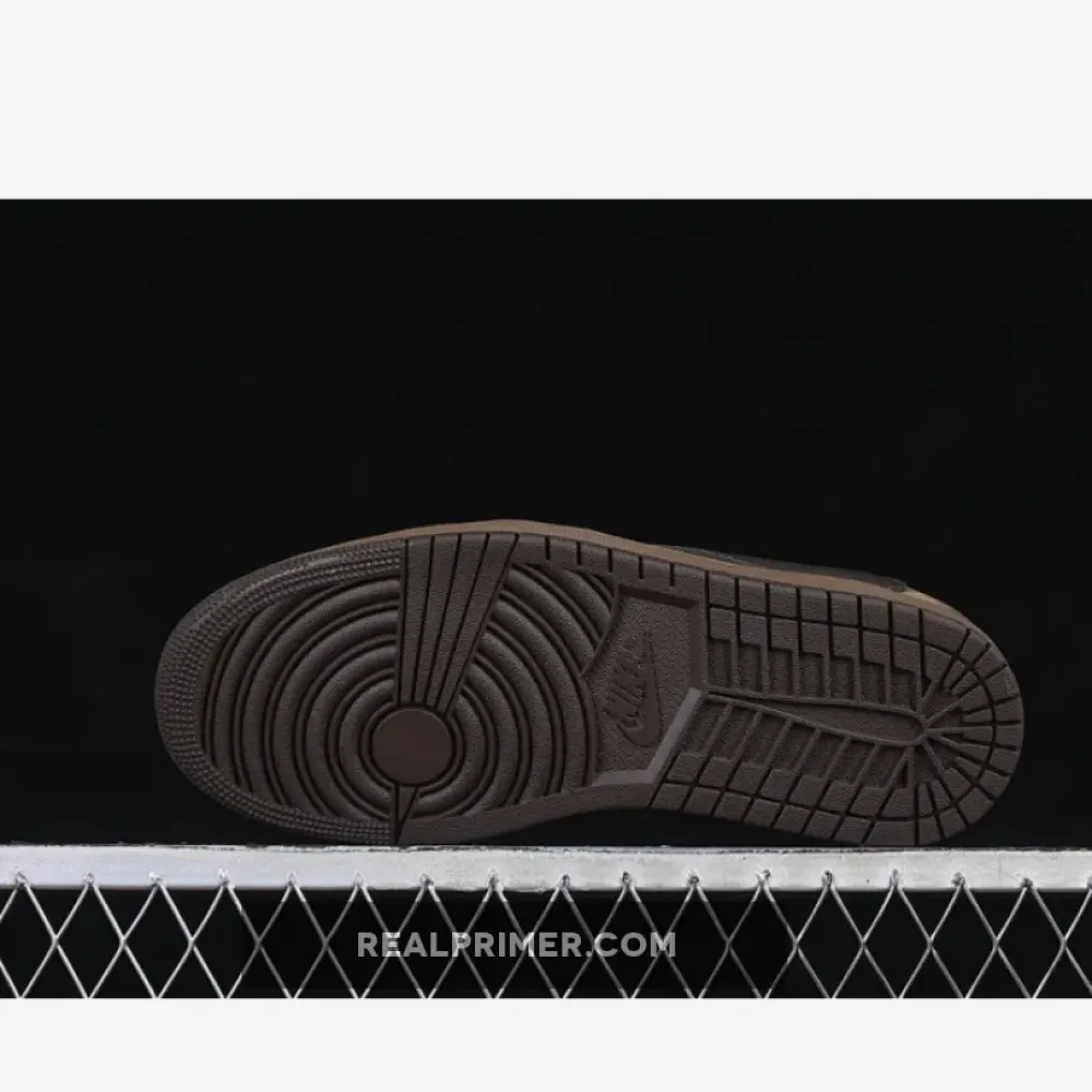 TRAVIS SCOTT AIR JORDAN 1 LOW OG BROWN/BLACK/RED CQ4277-001