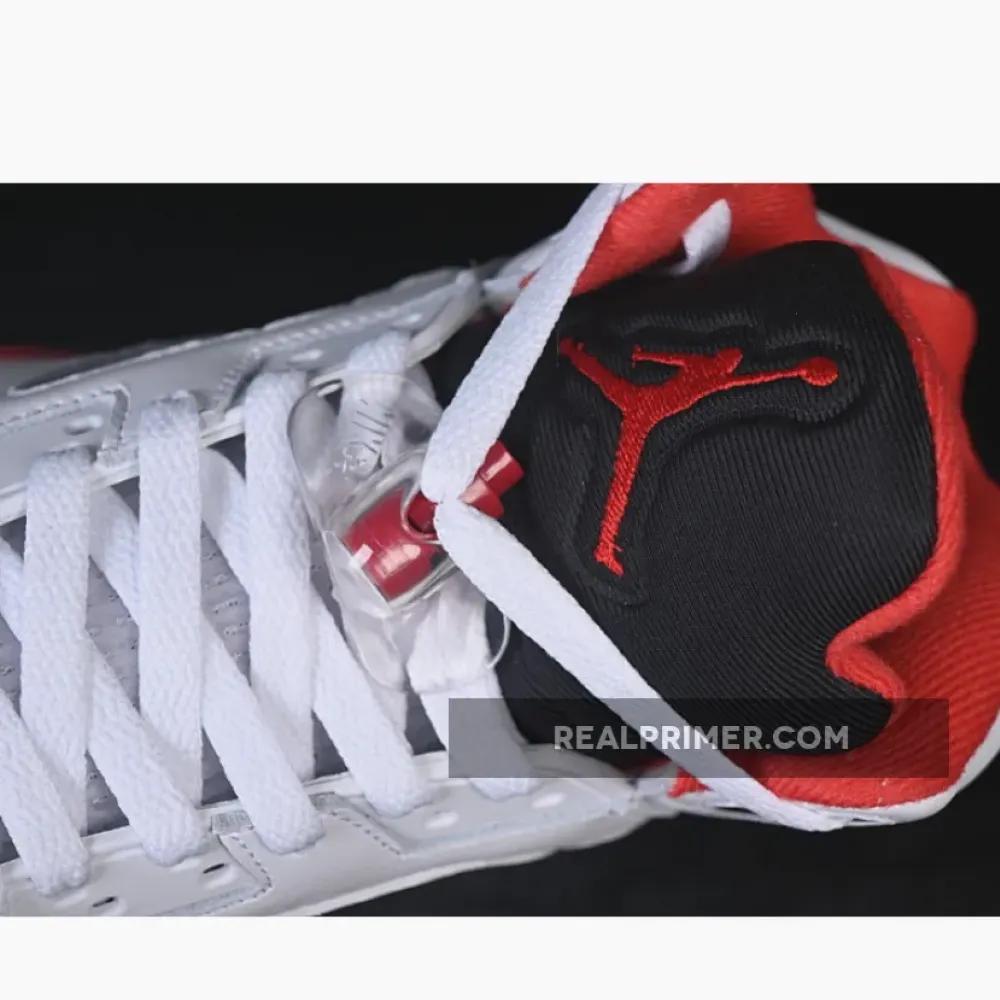 JORDAN 5 RETRO FIRE RED BLACK TONGUE WHITE/FIRE RED/BLACK HQ7978-101