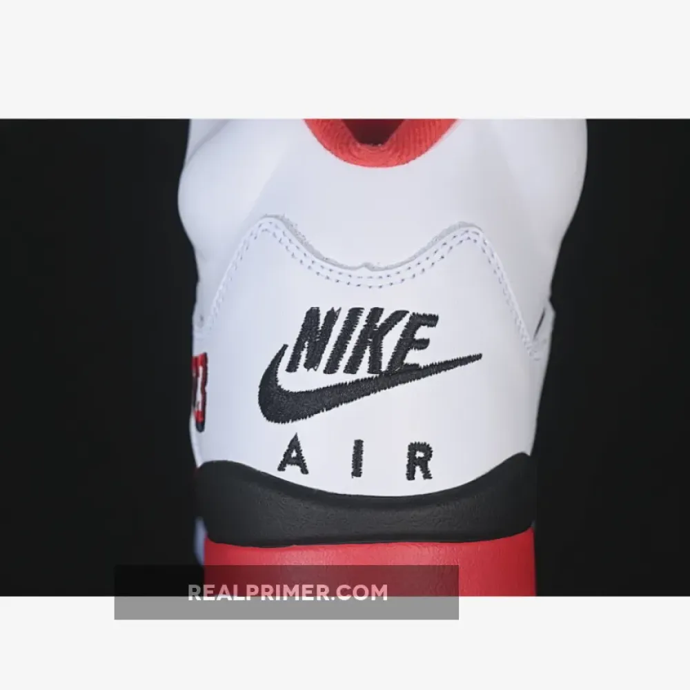 JORDAN 5 RETRO FIRE RED BLACK TONGUE WHITE/FIRE RED/BLACK HQ7978-101