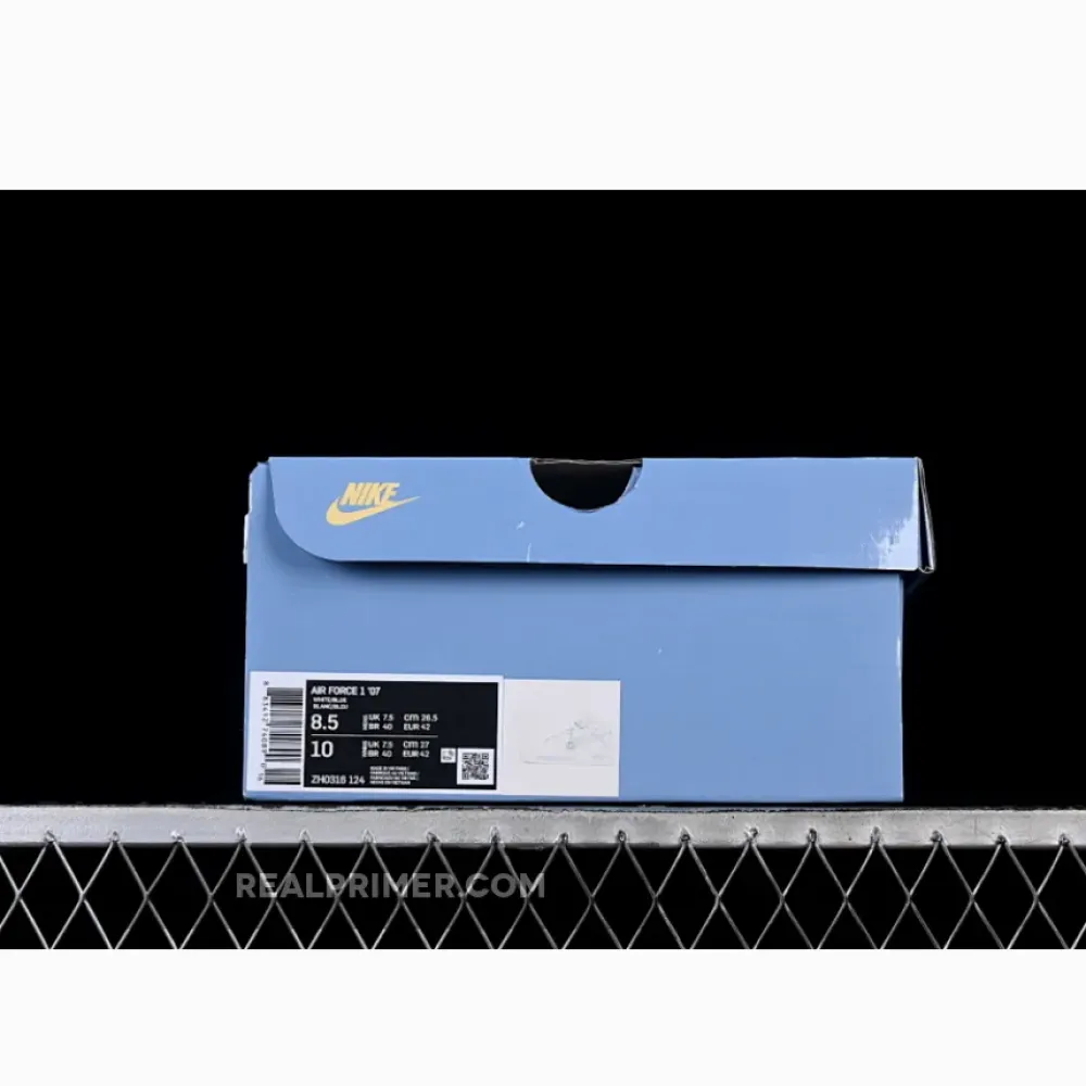 AIR FORCE 1 07 MID CASUAL SNEAKERS SKY BLUE/WHITE ZH0316-124