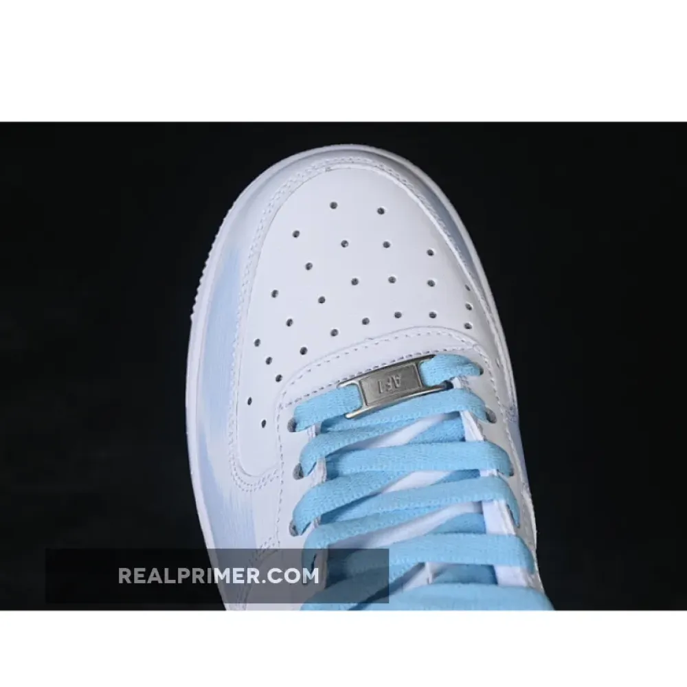 AIR FORCE 1 07 MID CASUAL SNEAKERS SKY BLUE/WHITE ZH0316-124