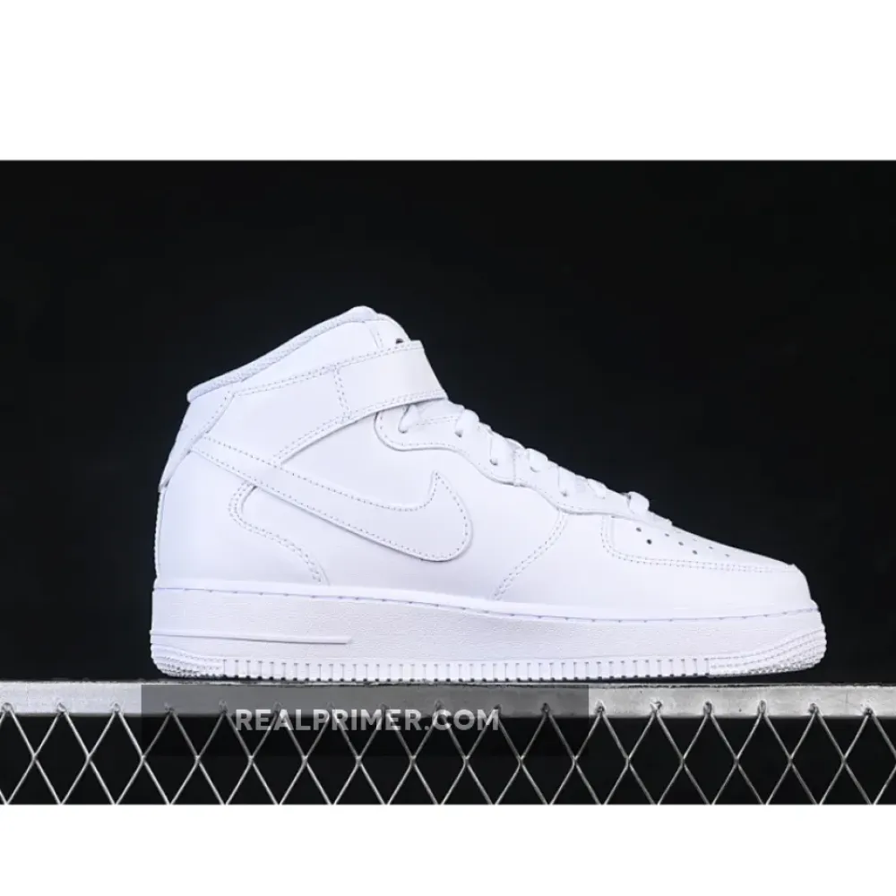 AIR FORCE 1 07 MID CASUAL SNEAKERS PURE WHITE/WHITE CW2289-111