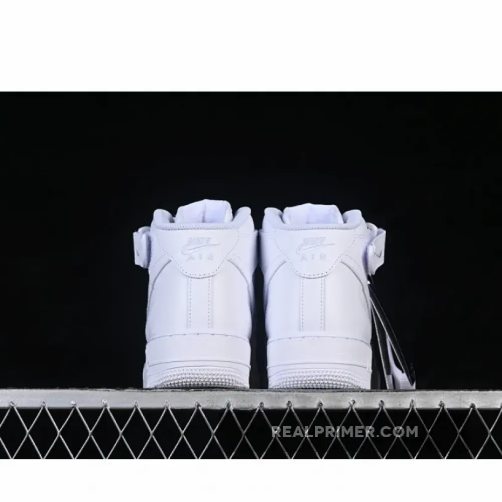 AIR FORCE 1 07 MID CASUAL SNEAKERS PURE WHITE/WHITE CW2289-111