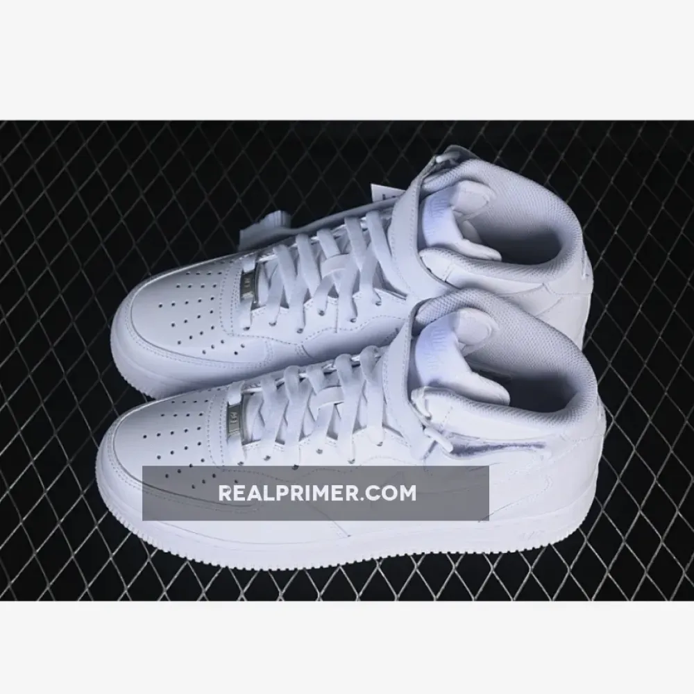 AIR FORCE 1 07 MID CASUAL SNEAKERS PURE WHITE/WHITE CW2289-111