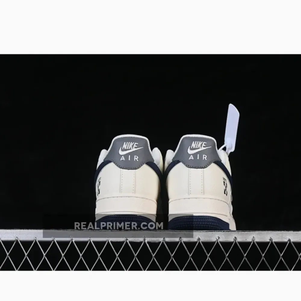 AIR FORCE 1 07 LOW CASUAL SHOES NAVY BLUE/WHITE/GREY QW5836-026