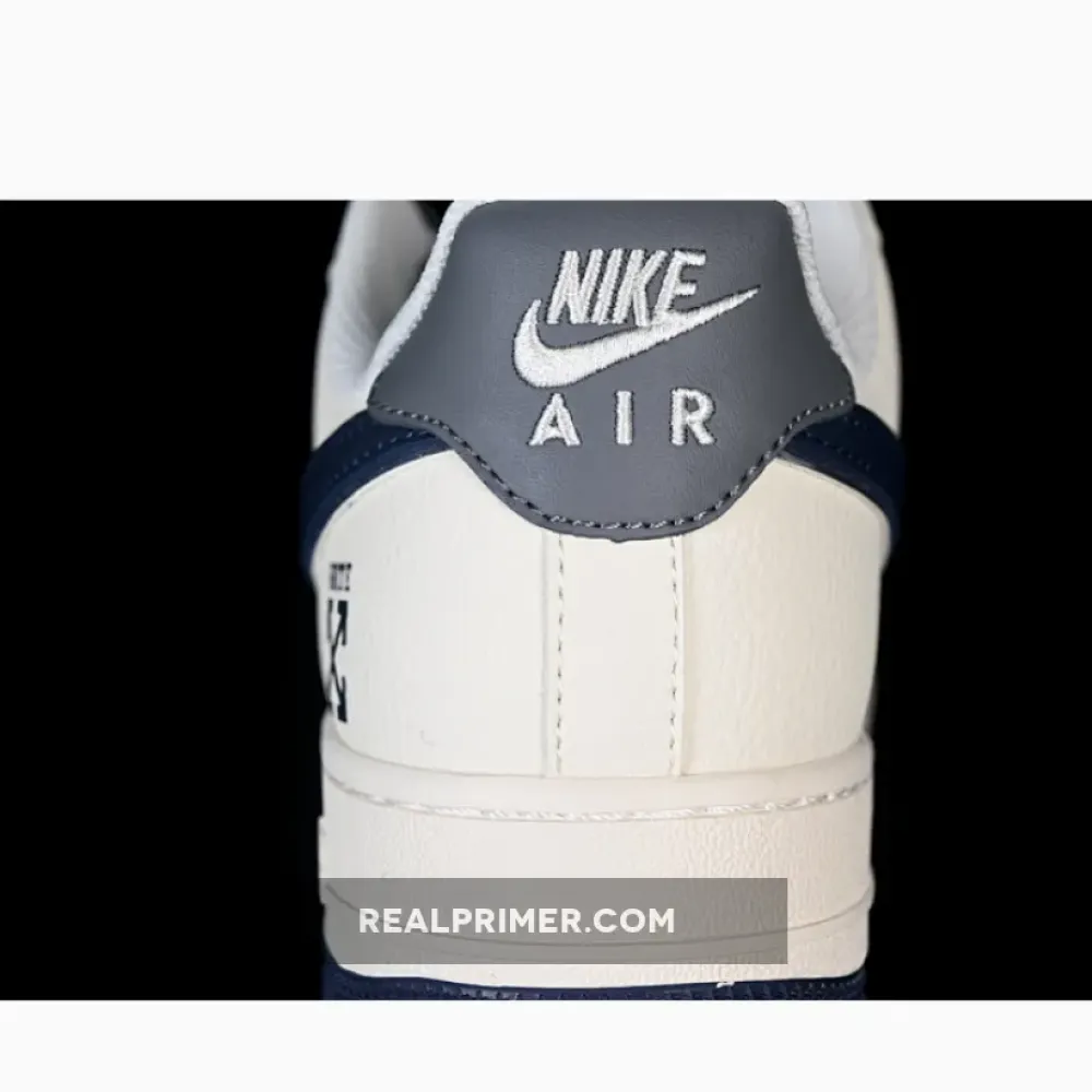 AIR FORCE 1 07 LOW CASUAL SHOES NAVY BLUE/WHITE/GREY QW5836-026