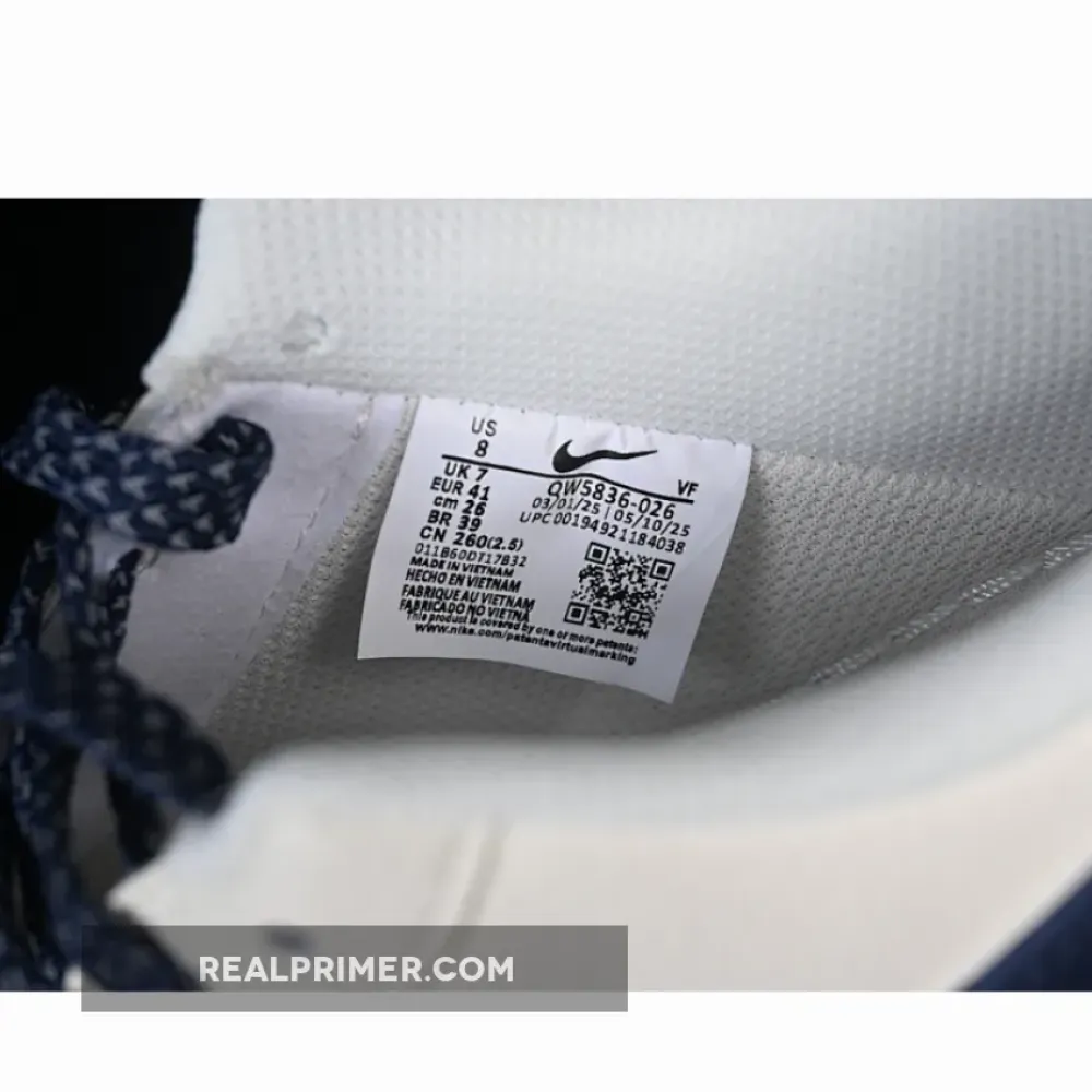 AIR FORCE 1 07 LOW CASUAL SHOES NAVY BLUE/WHITE/GREY QW5836-026