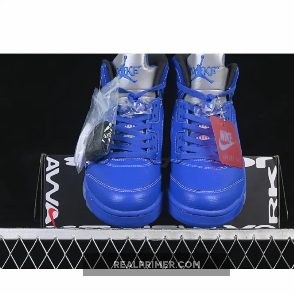 AIR JORDAN 5 RETRO AJ5 KLEIN BLUE/WHITE/GREY DV4982-400
