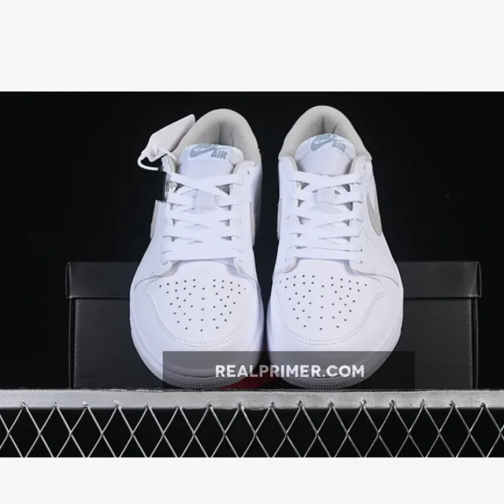 JORDAN 1 LOW OG WHITE/WHITE-NEUTRAL GREY CZ0775-100