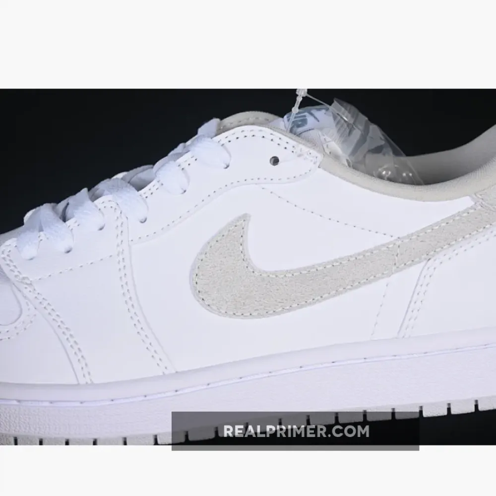 JORDAN 1 LOW OG WHITE/WHITE-NEUTRAL GREY CZ0775-100