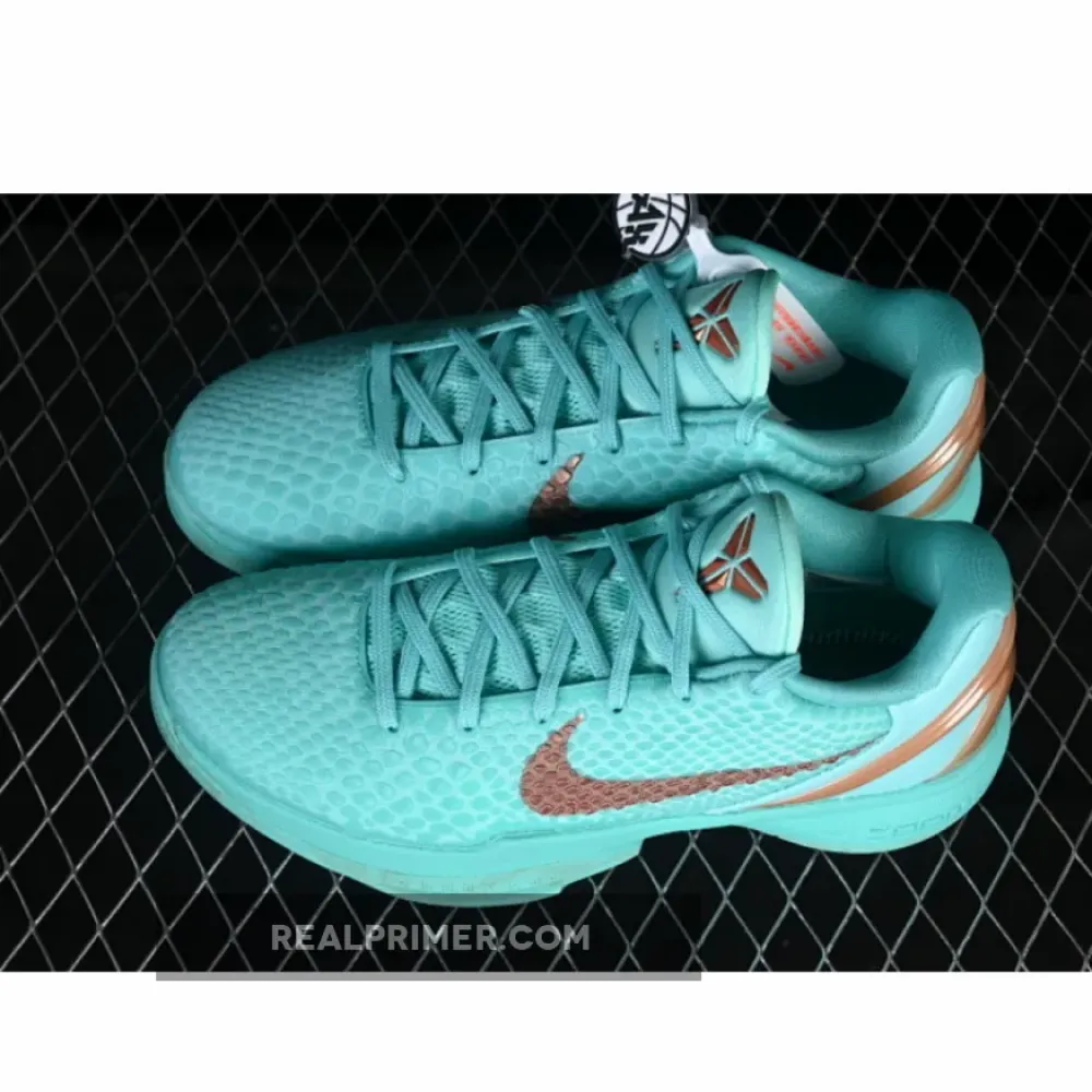KOBE VI PROTRO 6 PRACTICAL BASKETBALL SHOES SKY BLUE/KHAKI WOMAN:39