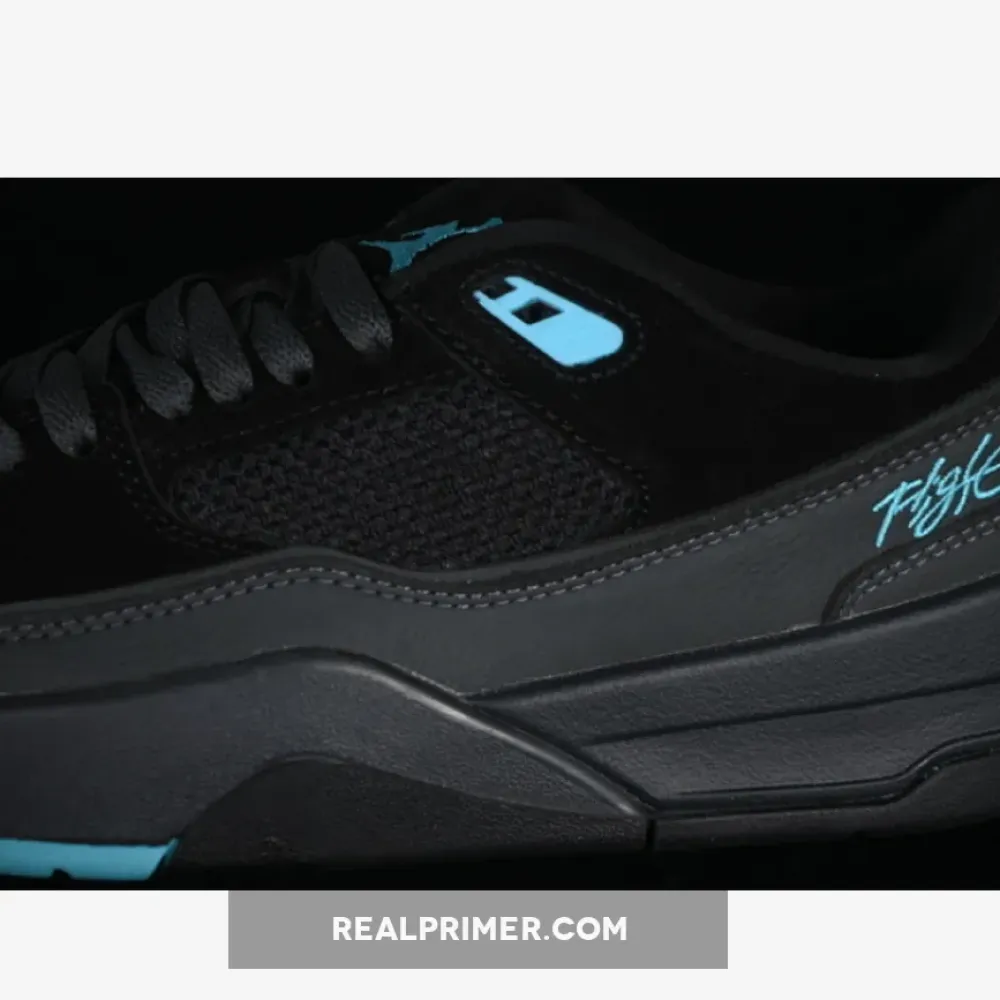 AIR JORDAN FLIGHT COURT AJ RETRO SNEAKERS BLACK/BLUE HF3255-040