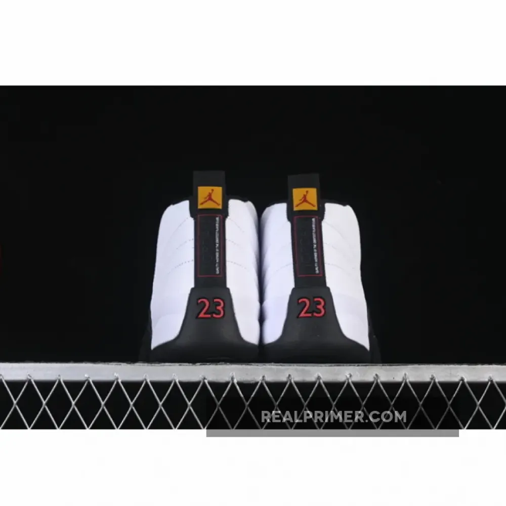 AIR JORDAN 12 RETRO TAXI AJ12  BLACK/WHITE CT8013-117