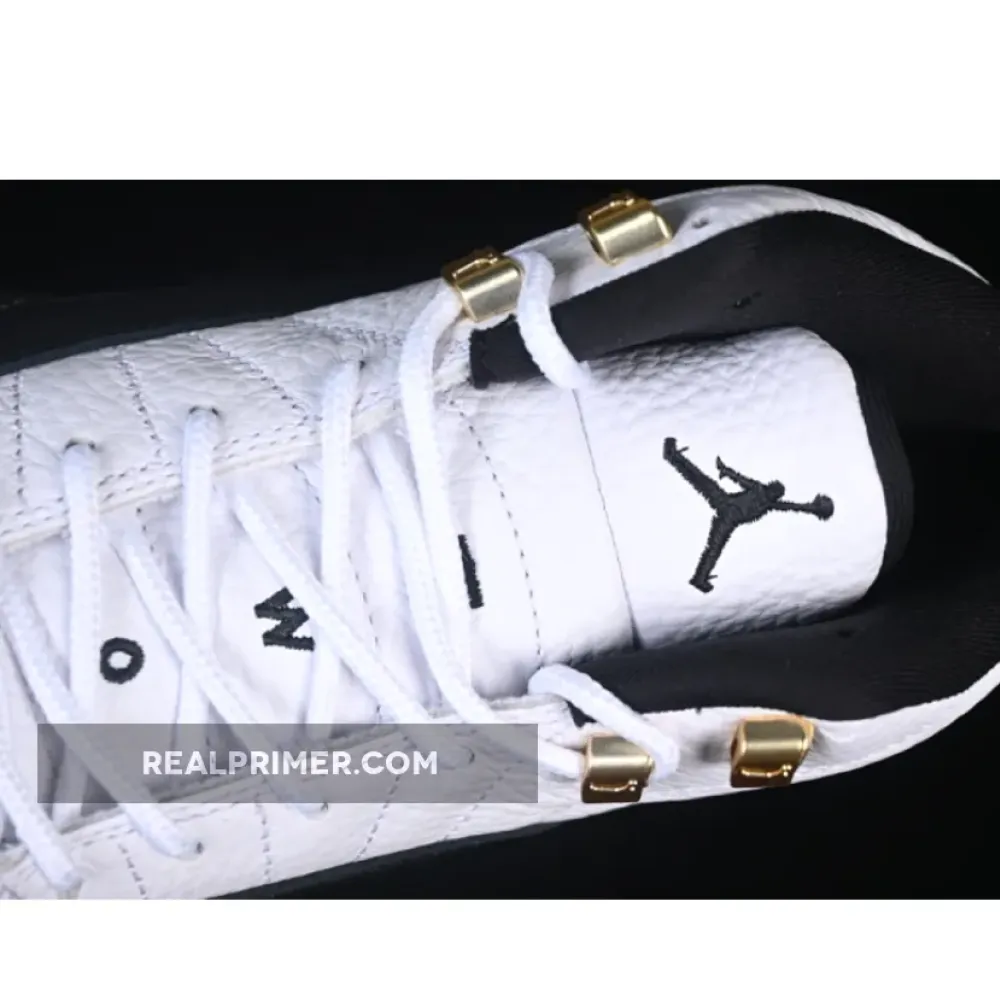 AIR JORDAN 12 RETRO TAXI AJ12  BLACK/WHITE CT8013-117