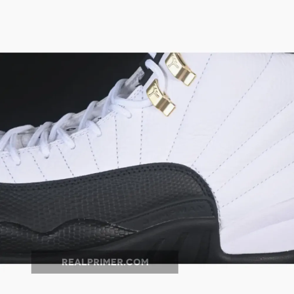 AIR JORDAN 12 RETRO TAXI AJ12  BLACK/WHITE CT8013-117