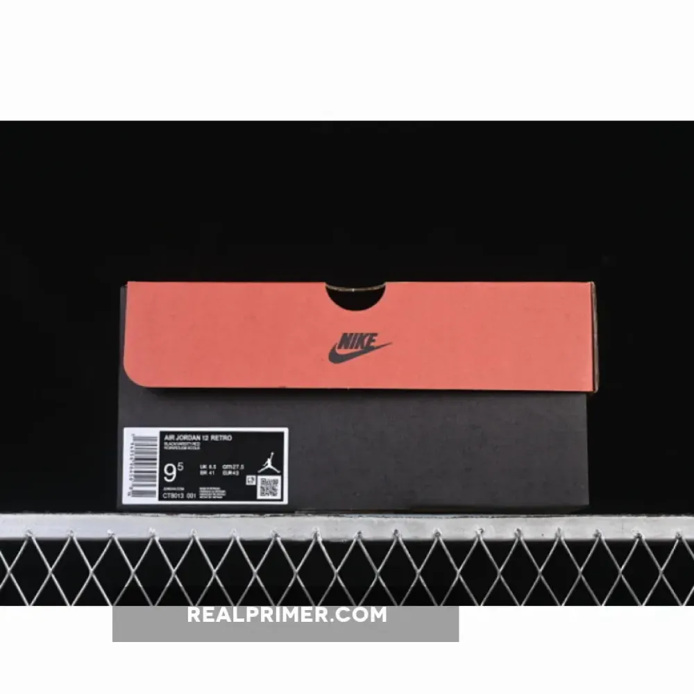 AIR JORDAN 12 RETRO BLOODLINE BLACK/RED CT8013-001