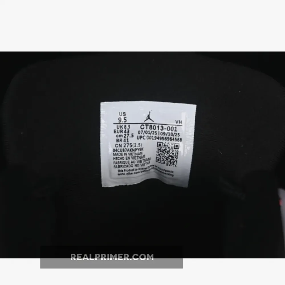 AIR JORDAN 12 RETRO BLOODLINE BLACK/RED CT8013-001